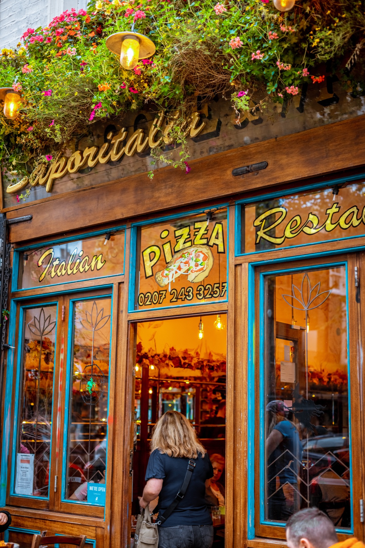 The Saporitalia shopfront on Portobello Road