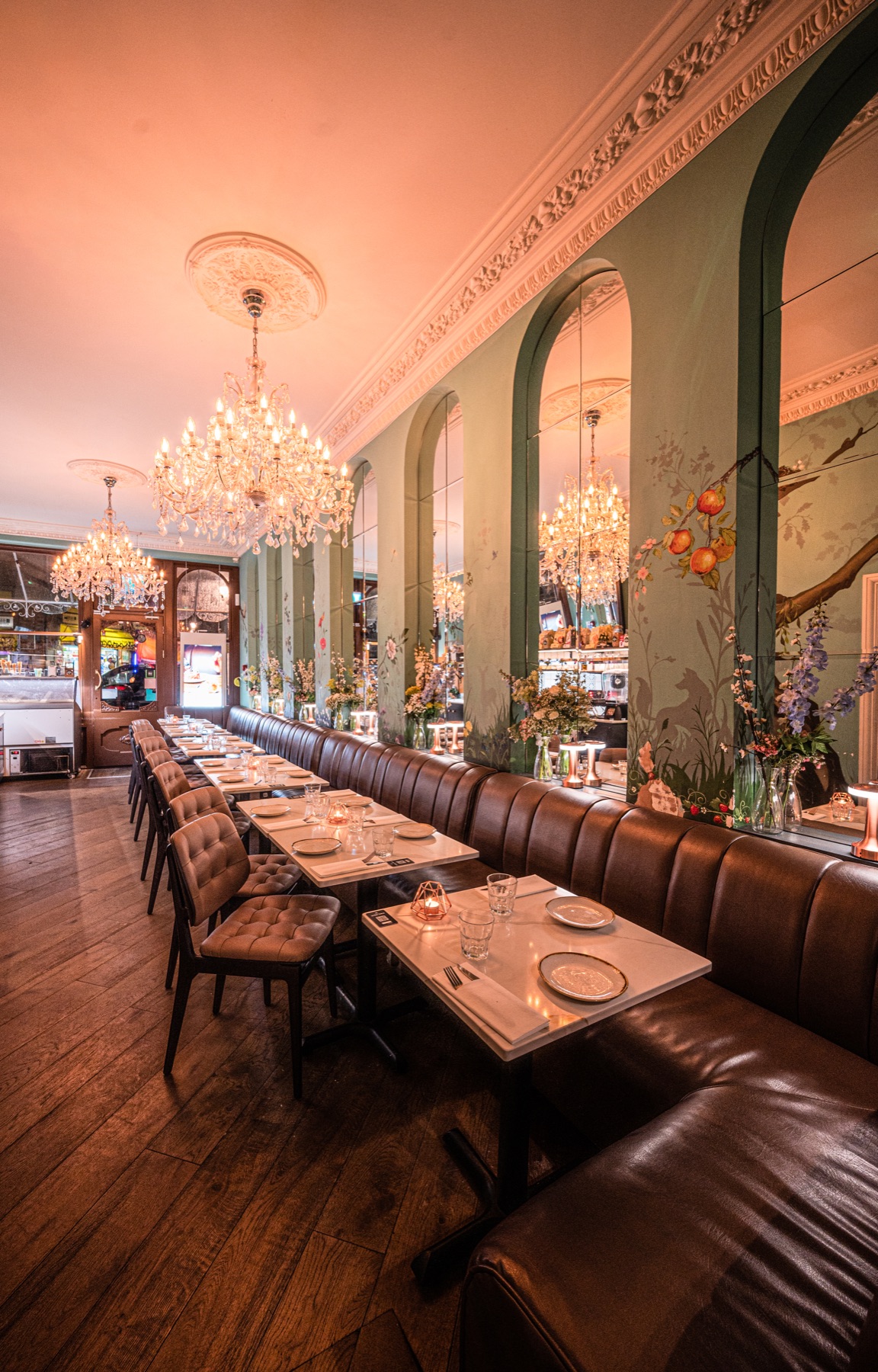 Inside Saporitalia Dolci, the dessert room
